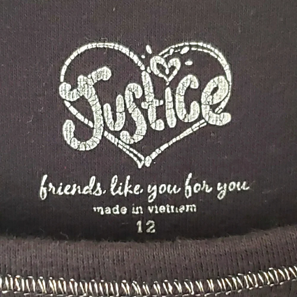 Justice Girls Top with Beads Size 12‎